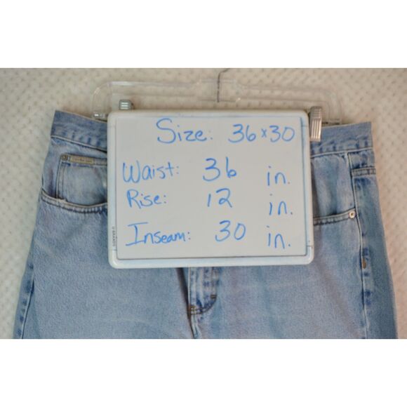 Calvin Klein Jeans Men's 36x30 Easy Fit Double Stone Wash Tapered Jeans - Picture 9 of 16